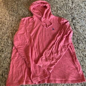 Ralph Lauren Polo cotton long sleeve hooded Tshirt